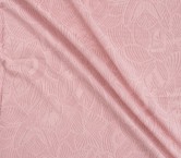 Jacquard vegetal rosa